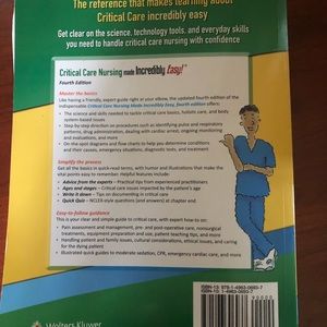 Other Critical Care Nursing Made Incredibly Easy Poshmark